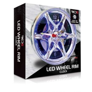 Neon Wall Wheel Rim Clock - Image 5