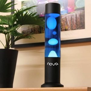 Nova Lava Lamp Blue/White