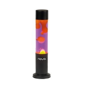 Nova Lava Lamp Purple/Yellow