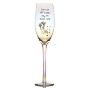 Unicorn Farts Champagne Glass