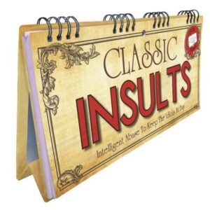 Classic Insults Flip Book