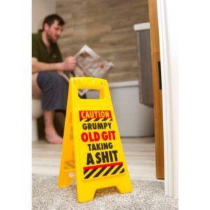 Grumpy Old Git Desk Warning Sign - Image 4