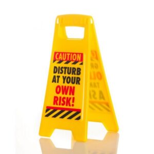 Grumpy Old Git Desk Warning Sign - Image 3