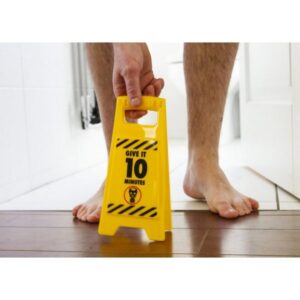 Satisfying Poo Desk Warning Sign - Image 6