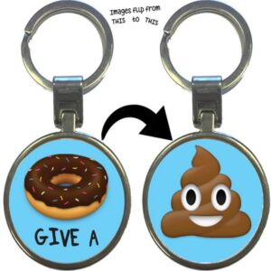Emoji Keyring - Don't Give A Shit