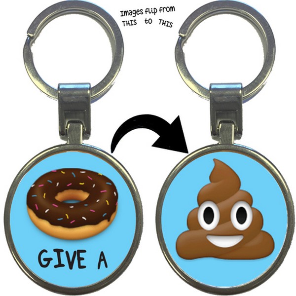 emoji_keyring_donut_give_a_shit_600