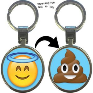 Emoji Keyring - Holy Shit