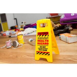 Health Hazard Desk Warning Sign - Image 3