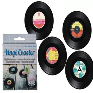 Retro Vinyl Coasters