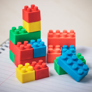 Building Bricks Erasers