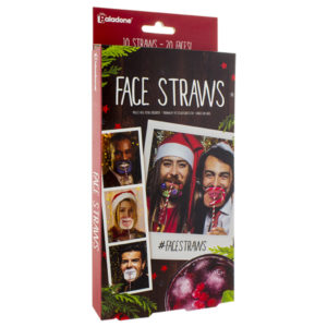 Festive Face Straws