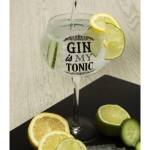 Gin Is My Tonic Bloom Glass