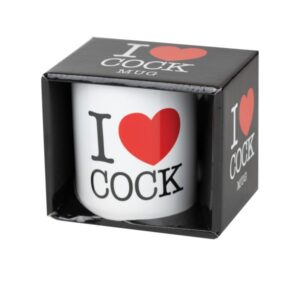 I Love Cock Mug - White - Image 3
