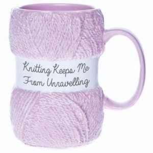 Knitting Mug - Unravelling