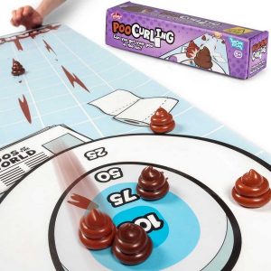 Poo Curling Game