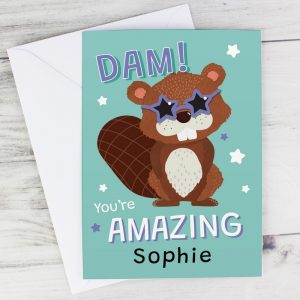 Personalised Dam You're Amazing Card - Image 5