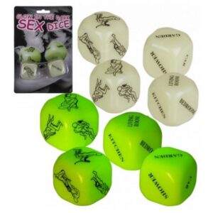 Kama Sutra Glow In The Dark Love Dice