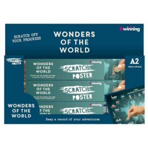100 Wonders of The World Scratch Poster - Image 4